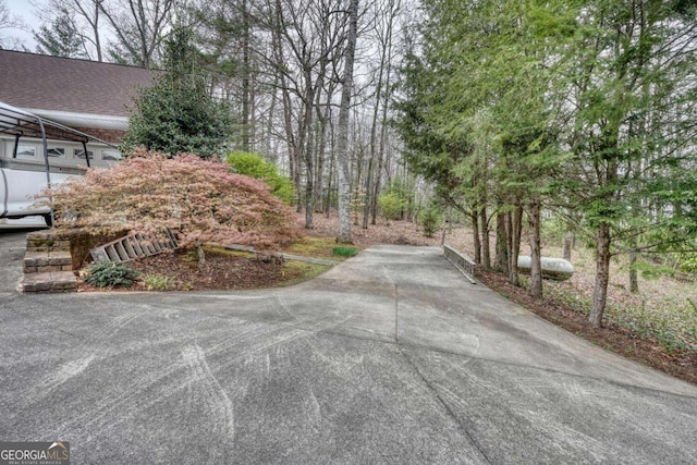 1891 Cedar Cliff Rd, Hiawassee, GA 30546 - view of concrete driveway