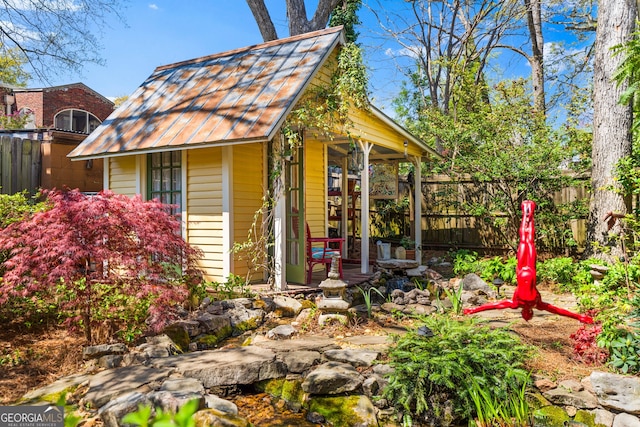 218 Barry St, Decatur, GA 30030 - view of outdoor structure with fence