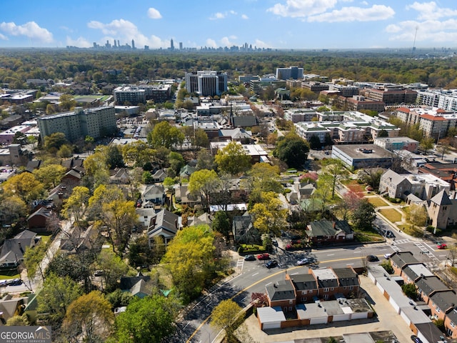 218 Barry St, Decatur, GA 30030 - aerial view with a view of city