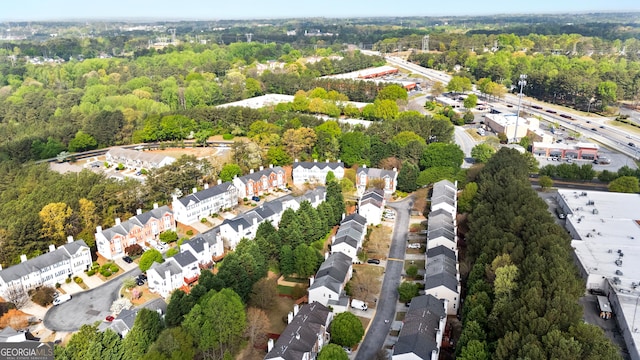 5213 Pinnacle Point Cts, Norcross, GA 30071 - aerial view featuring a view of trees and a residential view