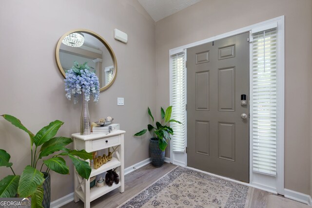 101 Javay Ct, Villa Rica, GA 30180 - entryway featuring light wood-type flooring and baseboards