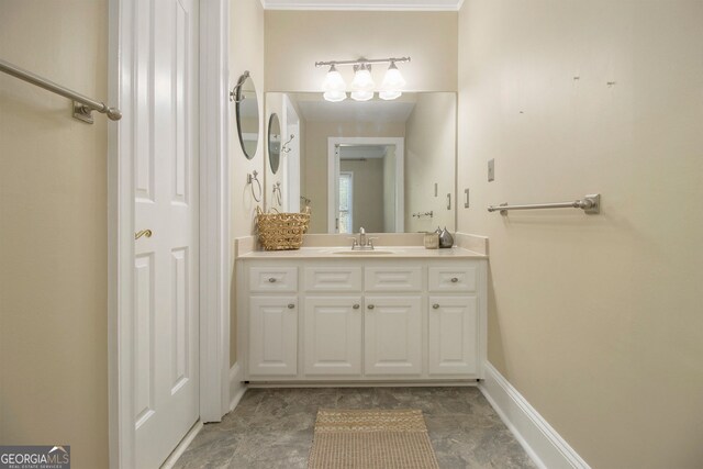110 Kylemore Pass, Tyrone, GA 30290 - bathroom with vanity and baseboards