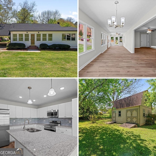 313 Ellenwood Dr, Bowdon, GA 30108 - view of a document with a collage of images