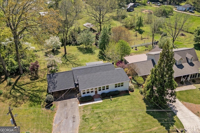 drone / aerial view