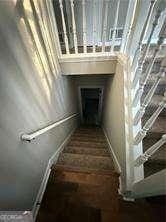 view of staircase
