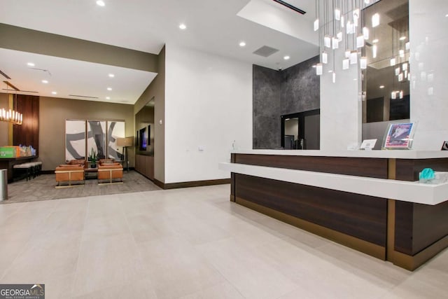 welcome area with visible vents