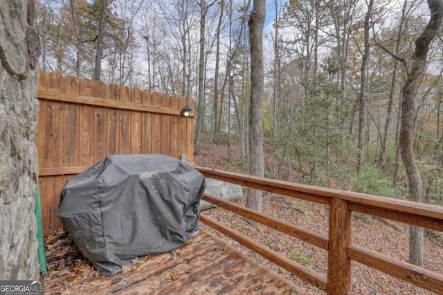 2479 Plum Orchard Rd Unit 1 & 2, Clayton, GA 30525 - deck featuring area for grilling
