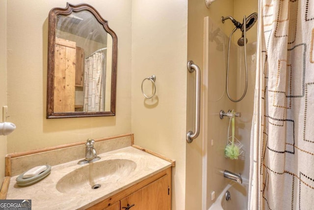 2479 Plum Orchard Rd Unit 1 & 2, Clayton, GA 30525 - bathroom with vanity and shower / tub combo