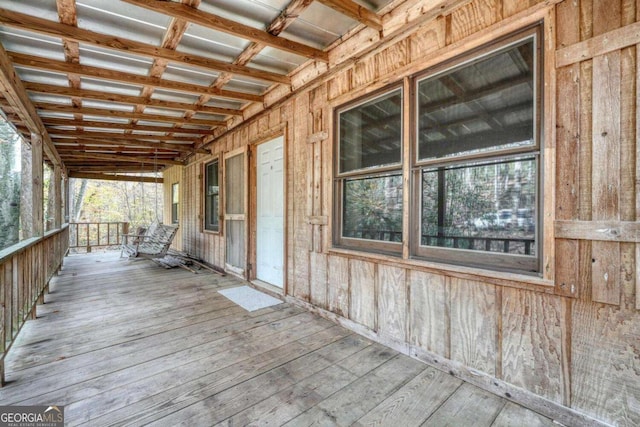 2479 Plum Orchard Rd Unit 1 & 2, Clayton, GA 30525 - view of wooden terrace