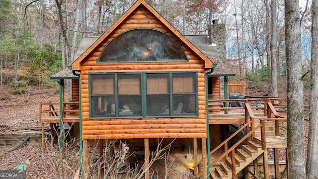 2479 Plum Orchard Rd Unit 1 & 2, Clayton, GA 30525 - view of outdoor structure with stairs