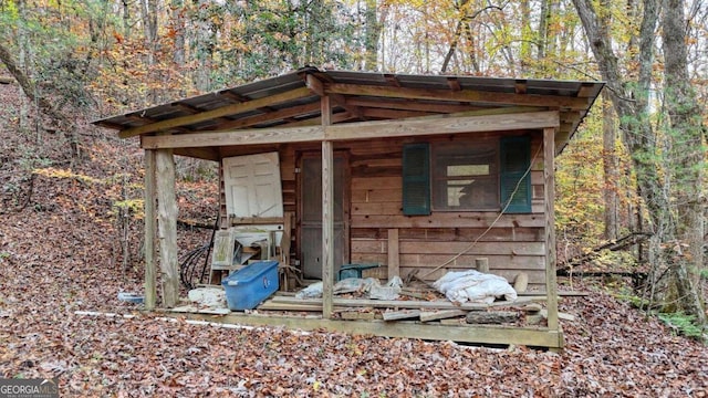2479 Plum Orchard Rd Unit 1 & 2, Clayton, GA 30525 - view of outbuilding with a wooded view