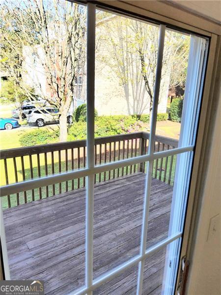 view of doorway to outside