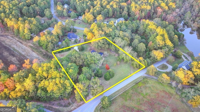 21 W Lake Dr, Oxford, GA 30054 - bird's eye view featuring a view of trees