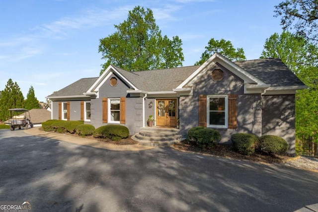 6477 Old Shadburn Ferry Rd, Buford, GA 30518 - ranch-style house featuring a shingled roof