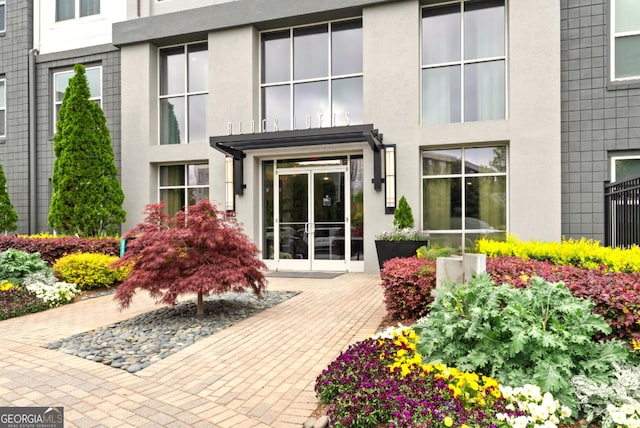747 Ralph Mcgill Blvd NE Unit 223, Atlanta, GA 30312 - view of exterior entry featuring stucco siding
