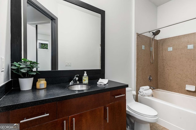 747 Ralph Mcgill Blvd NE Unit 223, Atlanta, GA 30312 - full bathroom with vanity, toilet, and bathing tub / shower combination