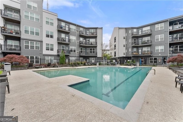747 Ralph Mcgill Blvd NE Unit 223, Atlanta, GA 30312 - community pool with a patio