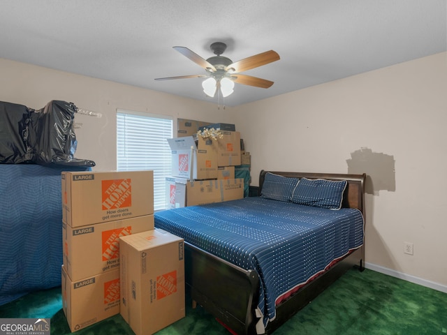 75 The Farm Rd, Mcdonough, GA 30252 - bedroom featuring a ceiling fan, carpet, and baseboards