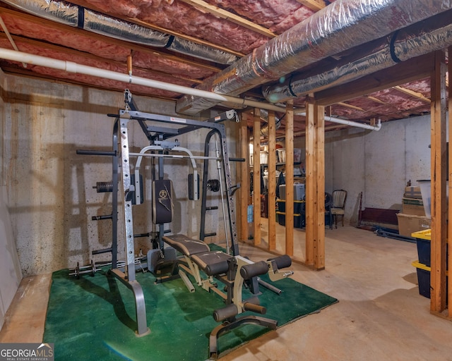 75 The Farm Rd, Mcdonough, GA 30252 - view of unfinished below grade area