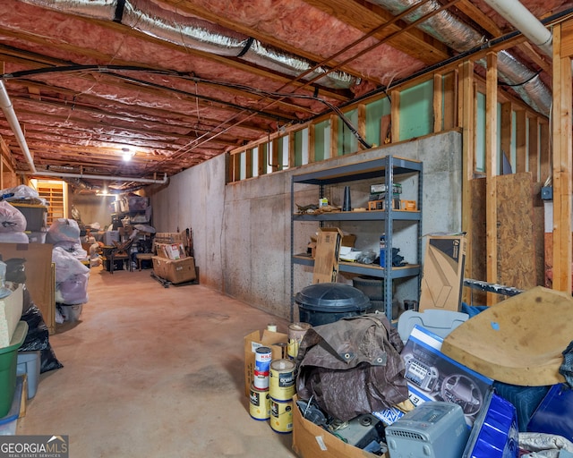 75 The Farm Rd, Mcdonough, GA 30252 - view of unfinished below grade area
