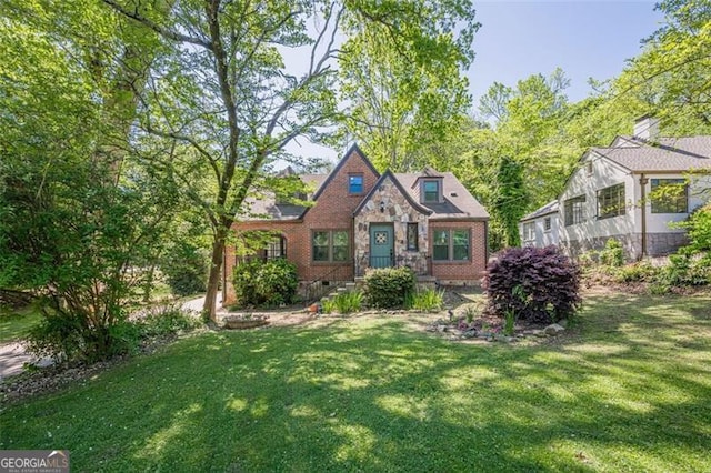 1884 Montrose Dr, East Point, GA 30344 - view of front facade featuring a front yard