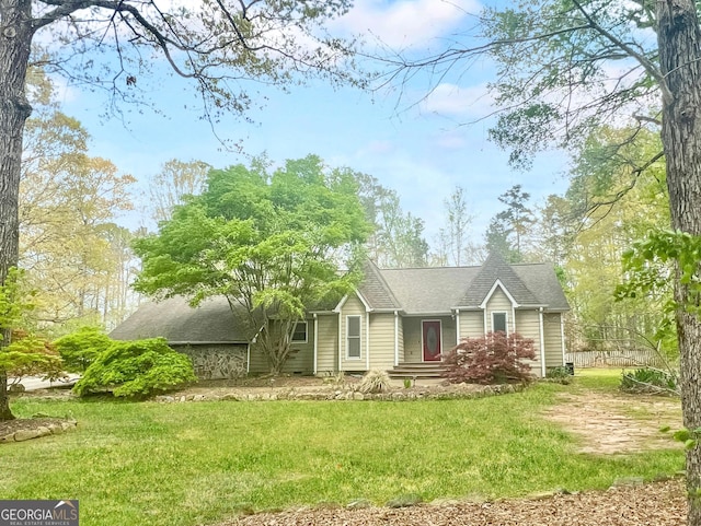 100 Little Creek Dr, Sharpsburg, GA 30277 - view of front of property featuring a front yard