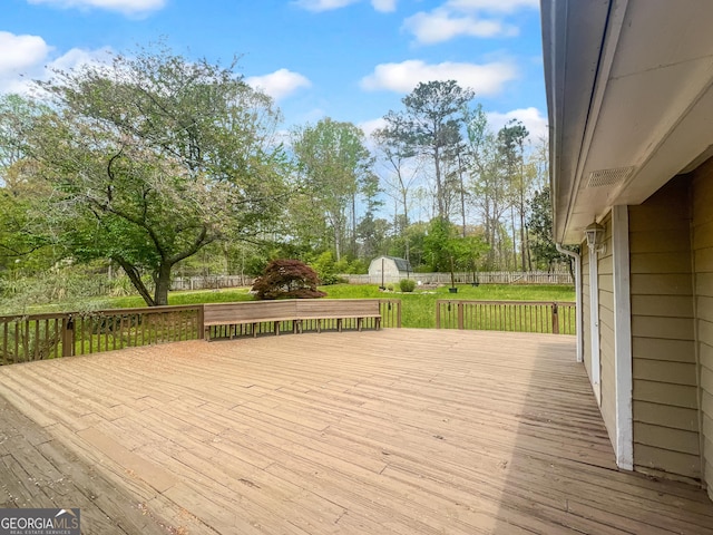 100 Little Creek Dr, Sharpsburg, GA 30277 - deck with view of wooded area