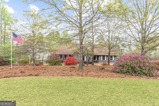 3588 SW Highridge Dr, Conyers, GA 30094 - view of front of house with a front lawn