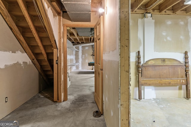 3588 SW Highridge Dr, Conyers, GA 30094 - interior space featuring concrete flooring