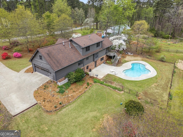 3588 SW Highridge Dr, Conyers, GA 30094 - aerial view