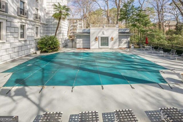 3203 Lenox Rd NE Unit 32, Atlanta, GA 30324 - view of swimming pool featuring a patio area