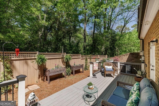 170 Elliot Cir, Watkinsville, GA 30677 - wooden deck featuring view of scattered trees