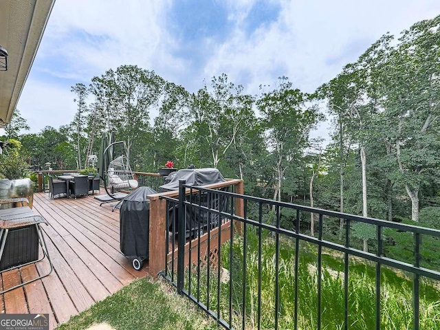 view of deck