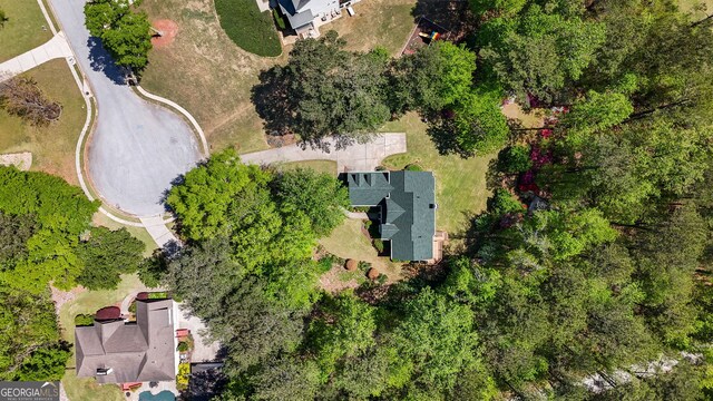 birds eye view of property featuring a residential view