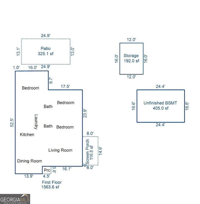 812 E Ponce De Leon Ave, Decatur, GA 30030 - floor plan