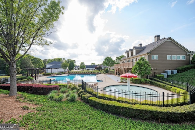 67 Ryans Pt, Dallas, GA 30132 - community pool featuring fence and a patio area