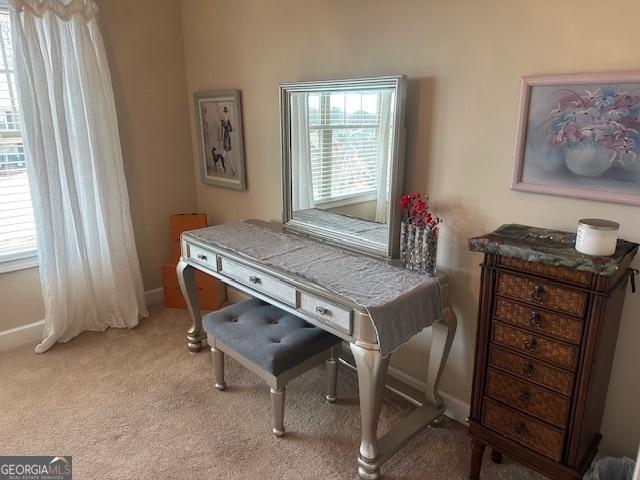 4538 Sterling Pointe Dr NW, Kennesaw, GA 30152 - living area featuring carpet flooring and baseboards