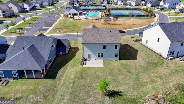 5530 Bower Pl, Cumming, GA 30028 - aerial view featuring a residential view