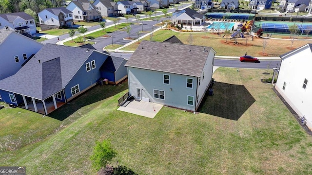 5530 Bower Pl, Cumming, GA 30028 - bird's eye view with a residential view