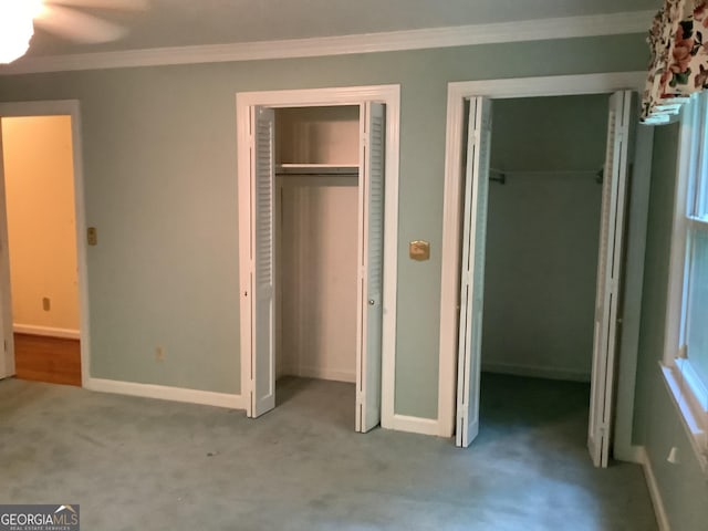 10 Horseshoe Bend Rd SW, Rome, GA 30165 - unfurnished bedroom with carpet flooring, baseboards, and ornamental molding