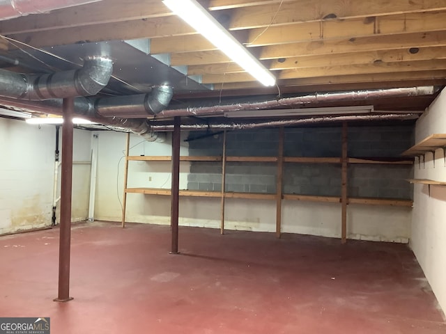 10 Horseshoe Bend Rd SW, Rome, GA 30165 - view of unfinished basement