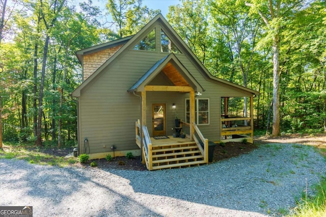 318 Lees Ride Unit 8, Mccaysville, GA 30555 - view of rustic home