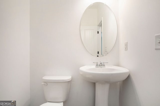 bathroom with toilet