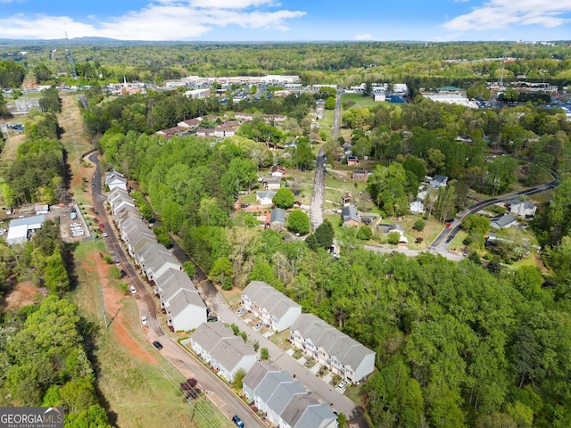 1536 Bluff Valley Cir, Gainesville, GA 30504 - aerial view of property's location featuring a heavily wooded area