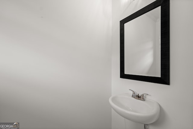 bathroom with a sink