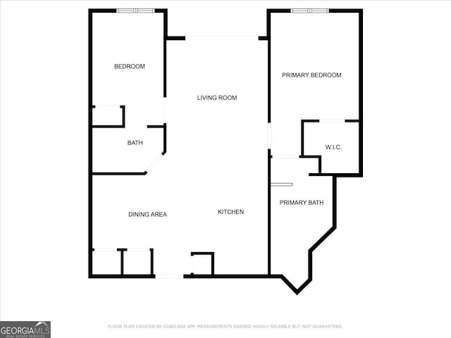 711 Cosmopolitan Dr NE Unit 347, Atlanta, GA 30324 - floor plan