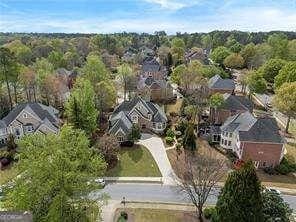 bird's eye view featuring a residential view