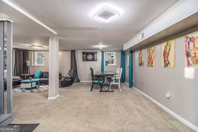 196 Wadley St NW, Atlanta, GA 30314 - carpeted home office featuring baseboards