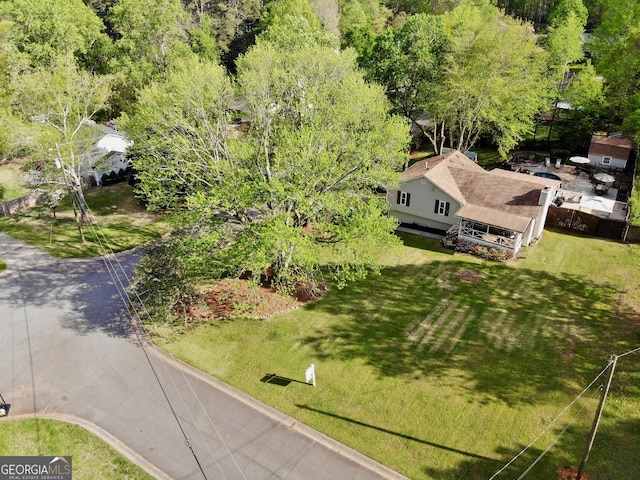 drone / aerial view