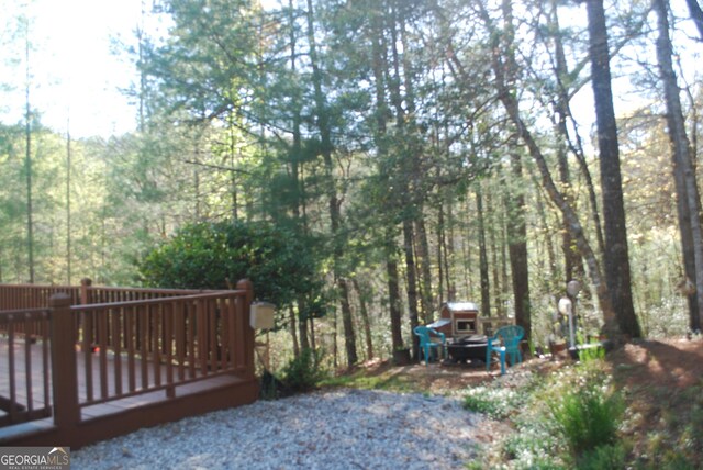 249 Spruce Creek Rd, Lakemont, GA 30552 - view of yard featuring a deck